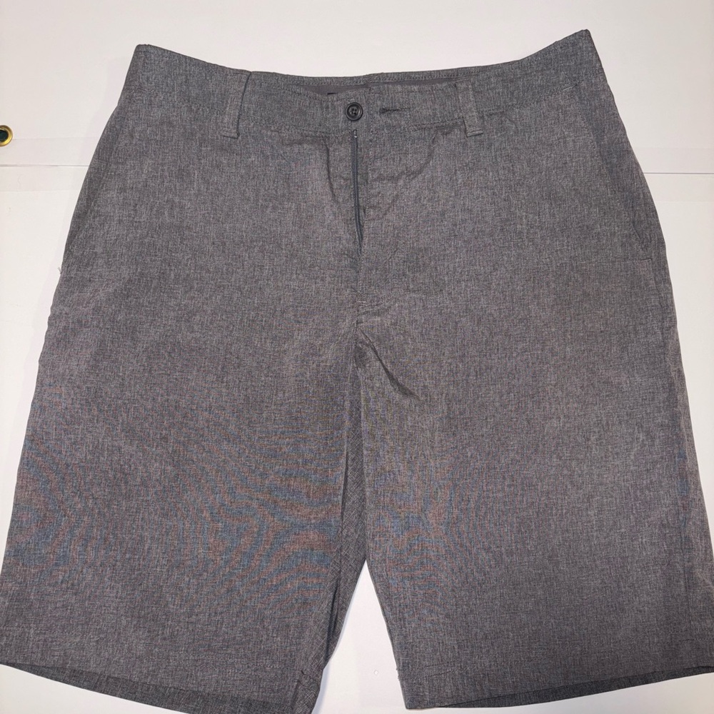 PGA Tour Men's Charcoal Flat Front Shorts